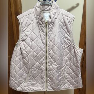 Old Navy Blush Quilted Vest